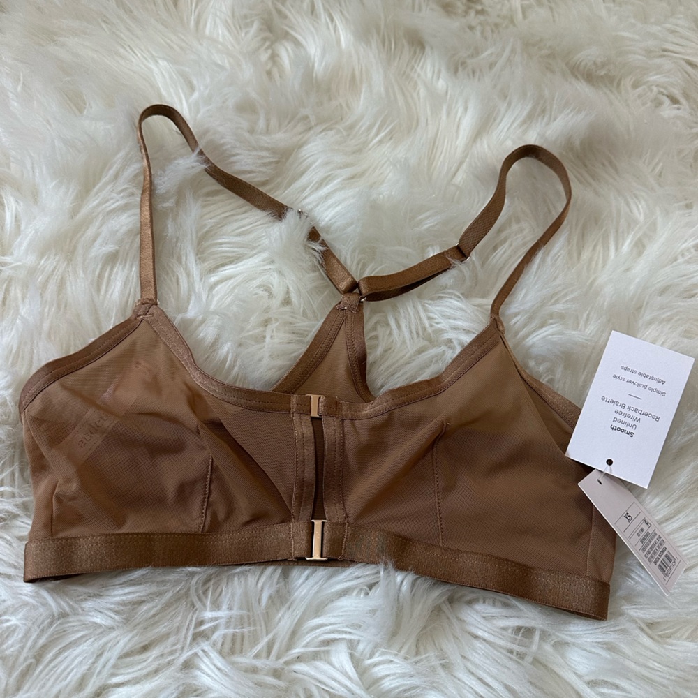Auden Sheer Bralette in Brown